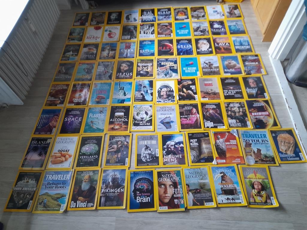 National Geographic Tijdschriften Collectie, Ophalen of Verzenden, Gelezen, Wetenschap en Natuur