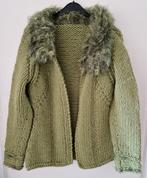 Groen gebreid dames vest maat M / L (Nieuw) g, Ophalen of Verzenden, Nieuw, Maat 42/44 (L), Groen