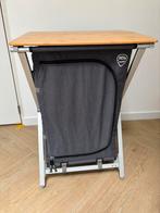 1 vakantie gebruikt Defa Easy Folding Bamboe Campingkast, Ophalen, Zo goed als nieuw, Campingkast