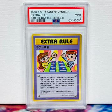 1998 Japanese Vending “Extra Rule” – PSA 9 Mint beschikbaar voor biedingen