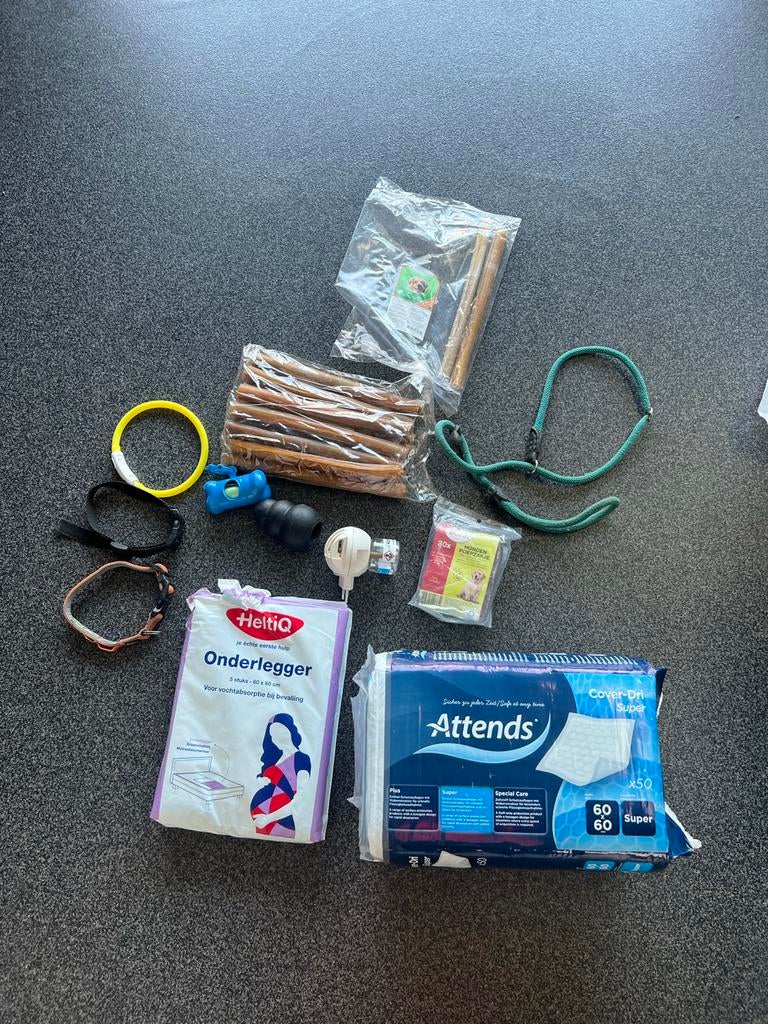 Puppy benodigdheden pakket, Dieren en Toebehoren, Honden-accessoires, Ophalen of Verzenden, Gebruikt