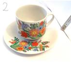 Vintage Retro glazen borden kopjes bekers asbakken schotels, Ophalen of Verzenden