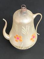 Vintage oude glazen kerstbal koffiepot kerst 8,5 cm, Verzenden