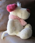 Knuffel  Nici Hond met Hart en Sjaal rose  30 cm   2794, Hond, Zo goed als nieuw, Verzenden