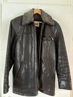 Leren winterjas van het merk Saki, Maat 50, Ophalen of Verzenden, Zo goed als nieuw, Maat 48/50 (M), Bruin