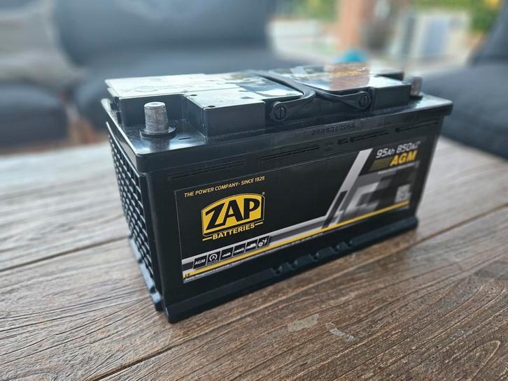 Onderhoudsvrije ZAP 95ah (850A) AGM accu, Auto-onderdelen, Accu's en Toebehoren, Ophalen