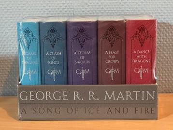 A Song of Ice and Fire Game of Thrones boeken set NIEUW beschikbaar voor biedingen