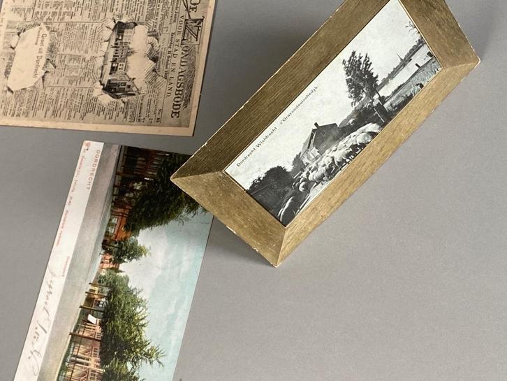 3 vroege ansichtkaarten van Dordrecht, Verzamelen, Ansichtkaarten | Nederland, Gelopen, Zuid-Holland, Voor 1920, Ophalen of Verzenden