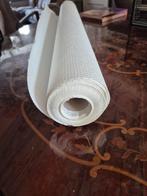 Rol Vliesbehang wel aangebroken maar zit best nog veel op, Doe-het-zelf en Verbouw, Ophalen of Verzenden, Wit