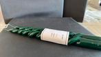 Groene, gedraaide kaarsen, 2 stuks (H&M Home), 25 tot 50 cm, Nieuw, Ophalen of Verzenden, Kaars