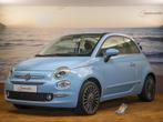 Fiat 500 C 1.2 Cabriolet, babyblauw, zwarte softtop, Voorwielaandrijving, Gebruikt, 4 cilinders, Cabriolet