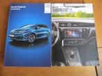 Instructieboek Toyota Auris Hybrid +navigatie/media set 2016, Ophalen of Verzenden