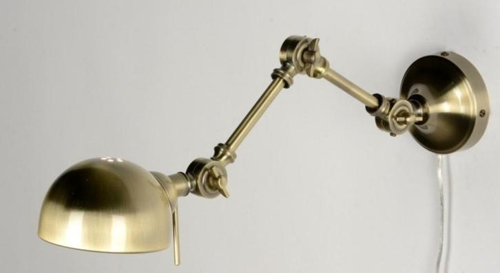 wandlamp, Huis en Inrichting, Lampen | Wandlampen, Zo goed als nieuw, Metaal, Ophalen of Verzenden