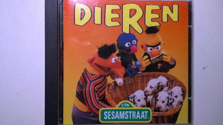 Sesamstraat - Dieren, Cd's en Dvd's, Cd's | Kinderen en Jeugd, Zo goed als nieuw, Muziek, 3 tot 5 jaar, 6 tot 9 jaar, Vanaf 10 jaar