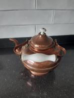 Koperen Ketel met Porseleinen Handvat, Antiek en Kunst, Ophalen of Verzenden, Koper