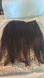 Flip in hair donkerbruin echt haar, Sieraden, Tassen en Uiterlijk, Uiterlijk | Haarverzorging, Verzenden, Nieuw, Pruik of Haarverlenging