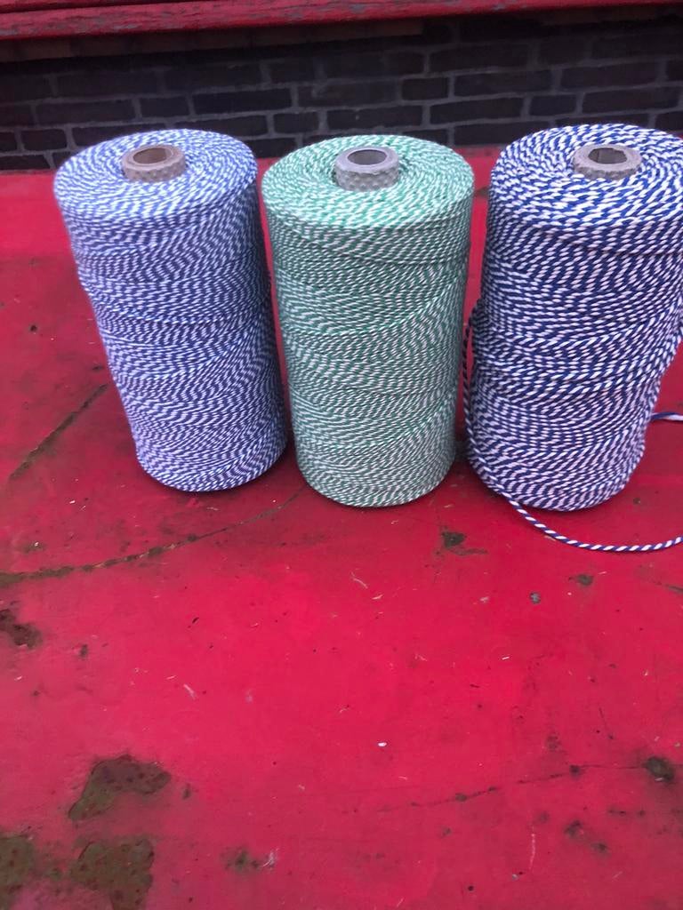 Grote rollen rolladetouw/slagerstouw/paktouw, Antiek en Kunst, Ophalen