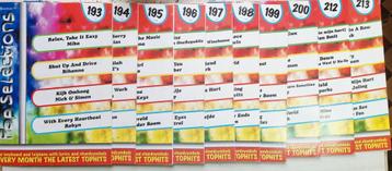 Pop Selections Music Score - 10 Stuks - Nieuwstaat. beschikbaar voor biedingen