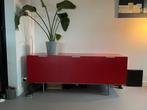 Pastoe dressoir 3-deurs rood, Huis en Inrichting, Kasten | Dressoirs, Ophalen of Verzenden, Gebruikt, 50 tot 75 cm, 150 tot 200 cm