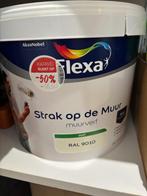 Flexa verf RAL 9010 (10 liter), Doe-het-zelf en Verbouw, Verf, Beits en Lak, Ophalen, Wit, Nieuw, Verf