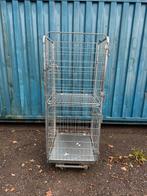 verzinkte rolcontainers / rolkooien met tussenschap, 100 liter of meer, Ophalen, Zo goed als nieuw, Transportkar