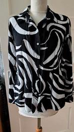 Zwart witte blouse mt 40, Kleding | Dames, Maat 38/40 (M), Big Dart, Verzenden, Zwart