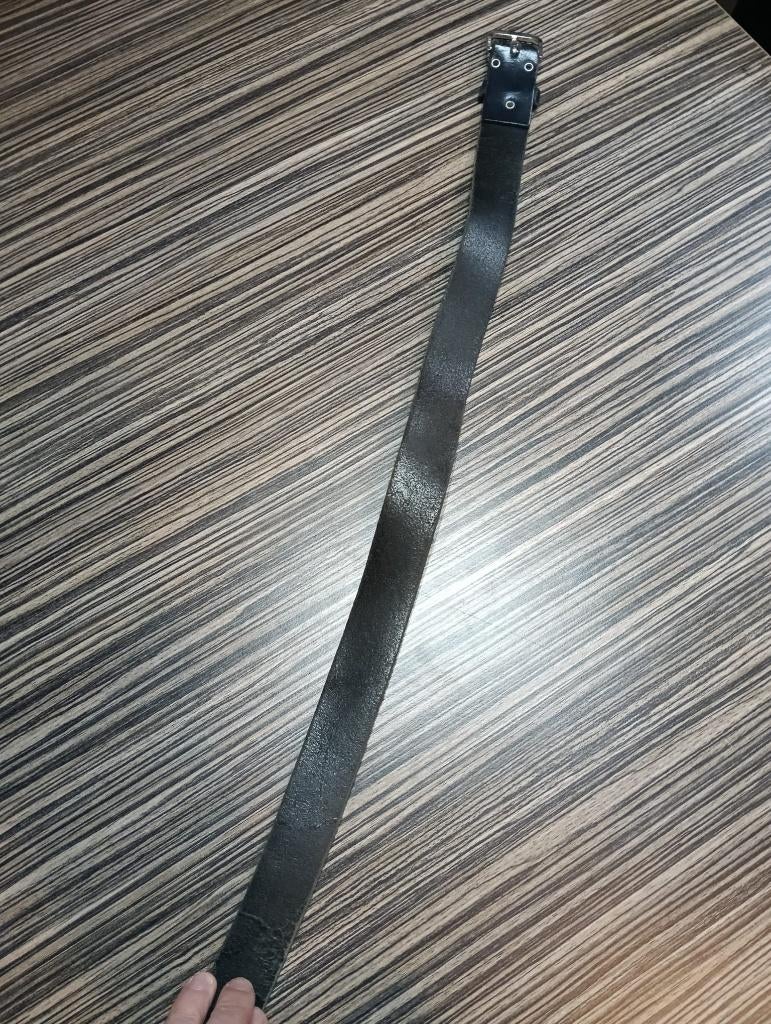 gebruikte heren riem - Lengte 120 cm breed 3 cm zwart, Timbelt, Ophalen of Verzenden, 115 cm of meer, Riem of Ceintuur