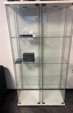 2x Ikea Vitrinekast, Huis en Inrichting, Kasten | Vitrinekasten, Ophalen, Gebruikt, 50 tot 100 cm, Glas