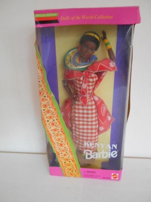 Barbiepop Kenyan Barbie. Dolls of the World Collection NIEUW, Verzamelen, Poppen, Nieuw, Pop, Ophalen