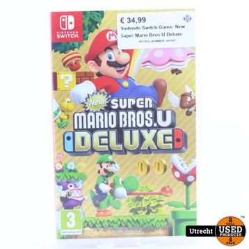 Nintendo Switch Game: New Super Mario Bros U Deluxe