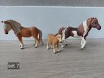 Schleich Ijslander hengst, merrie, veulen Set 7, Ophalen of Verzenden, Gebruikt, Jongen of Meisje