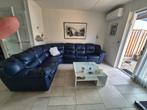Bankstel leer, Huis en Inrichting, Ophalen, 250 tot 300 cm, Gebruikt, Minder dan 75 cm