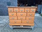 Grenen ladekast 13 lades commode refurbished, Ophalen, RoDeKo Volendam, R.kooij65@gmail.com, Gebruikt