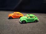 3 maal Majorette VW kever fel oranje en groen en geel, Ophalen of Verzenden, Zo goed als nieuw, Auto, Majorette