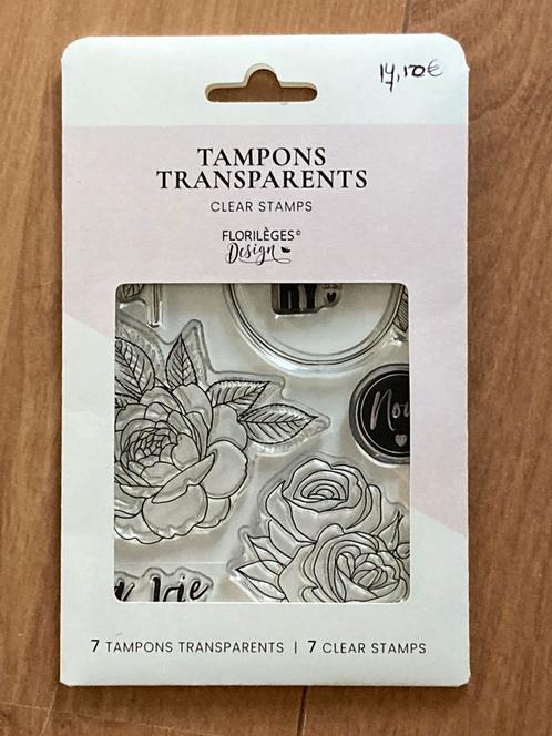 Florileges design stempel set la vie en rose, Hobby en Vrije tijd, Stempelen, Zo goed als nieuw, Ophalen of Verzenden