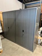 2 metalen / stalen hoge roldeurkasten grijs Assenburg, Gebruikt, 100 tot 150 cm, Ophalen of Verzenden, Metaal