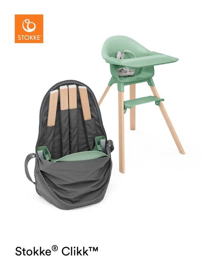 Stokke Clikk Reistas, Sieraden, Tassen en Uiterlijk, Tassen | Reistassen en Weekendtassen, Nieuw, Grijs, 30 cm of meer, Minder dan 35 cm
