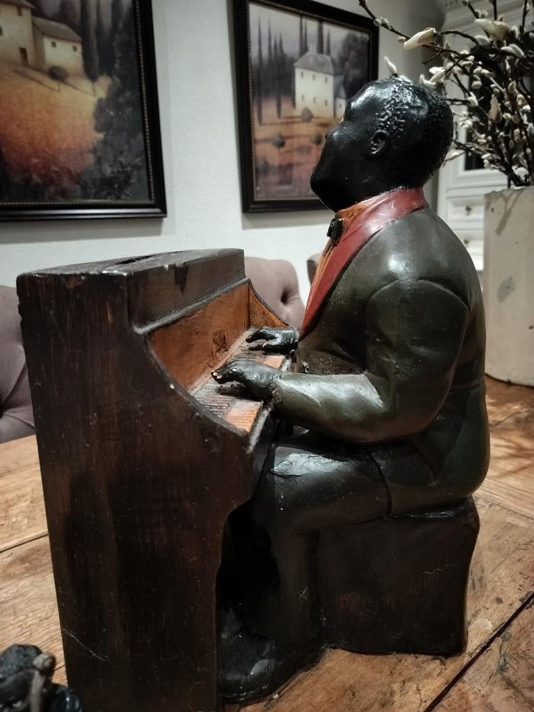 Muzikanten poppen van hout/gips, Ophalen