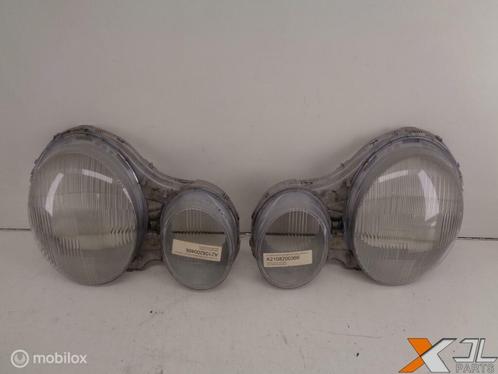 E-KLASSE W210 SET KOPLAMPGLAZEN ZEER NET A2108200366 0466, Auto-onderdelen, Verlichting, Mercedes-Benz, Gebruikt, Ophalen of Verzenden