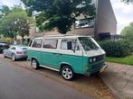 Volkswagen Kampeerauto 1988 Wit / groen T3 125 PK Subaru, 1994 cc, Schuifdeur, Origineel Nederlands, Overige kleuren