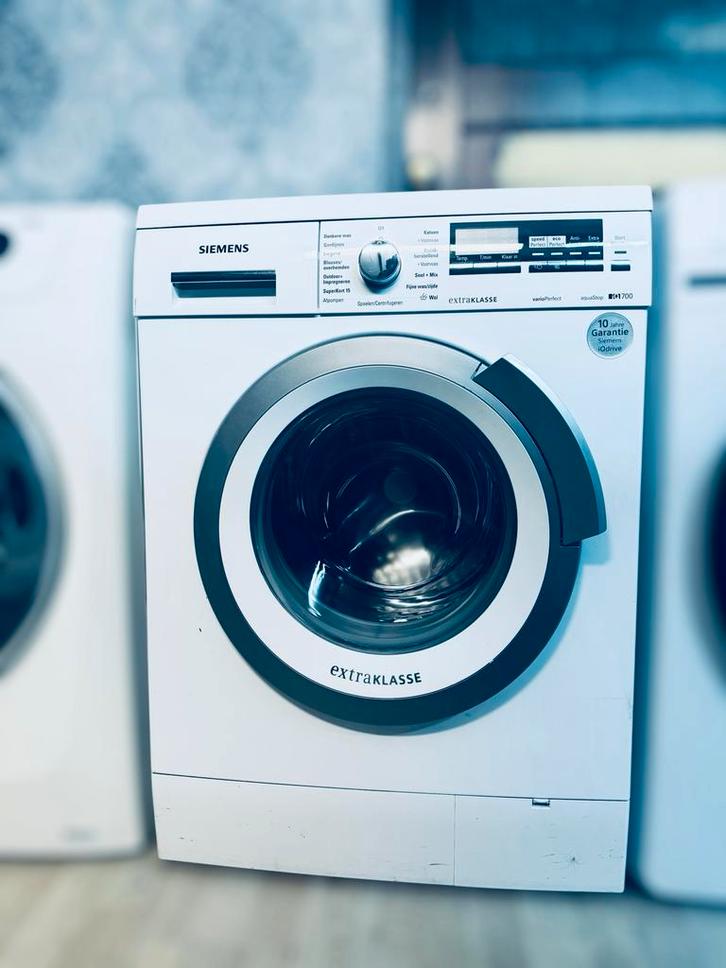 Siemens IQ Extra Wasmachine - Voorlader 8kg incl garantie, Witgoed en Apparatuur, Wasmachines, Zo goed als nieuw, Voorlader, 8 tot 10 kg