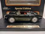 Porsche 550 A SPYDER black edition Maisto metal 1:18 KRD, Ophalen of Verzenden, Zo goed als nieuw, Auto, Maisto