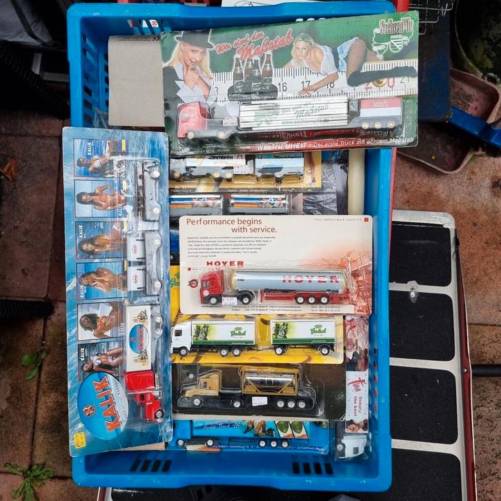 CONHTAINER TREIN TRUCKS -H0-, Hobby en Vrije tijd, Modeltreinen | H0, Zo goed als nieuw, Gelijkstroom of Wisselstroom, Overige merken