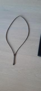 Halsketting Zipper classic design, Gebruikt, Ophalen of Verzenden, Zilver, Zilver