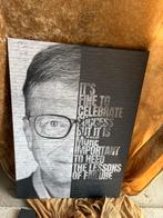 Canvas schilderij met inspirerende quote 70 x 50, Ophalen, Nieuw, Overige materialen, Minder dan 50 cm