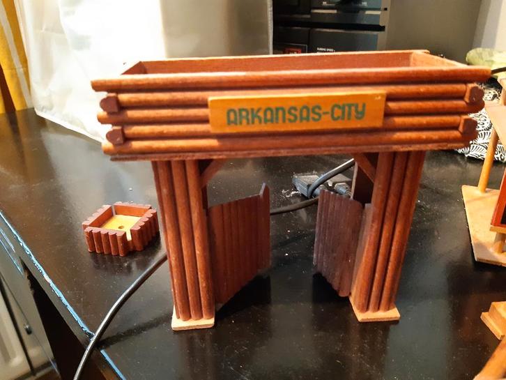 Houten Cowboy Fort, Antiek en Kunst, Antiek | Speelgoed, Ophalen