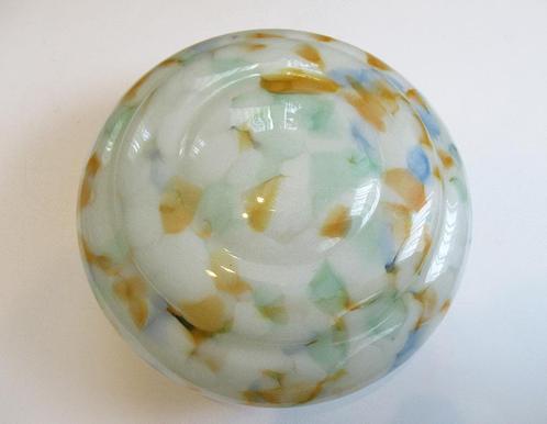Art Deco vintage glazen lampenkap uit de 30 jaren., Antiek en Kunst, Antiek | Lampen, Ophalen of Verzenden