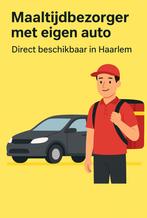 Maaltijdbezorger met eigen auto in Haarlem, Vacatures, 33 - 40 uur, Vanaf 10 jaar, Overige vormen