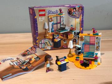 Lego Friends kamer met piano 41341 met doos en boekje 