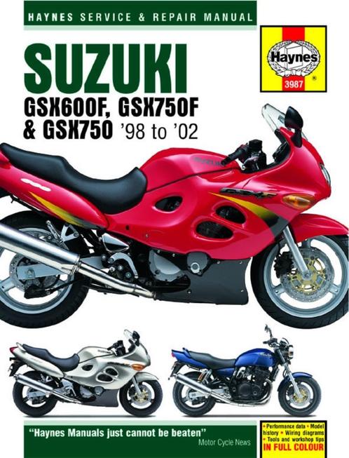 Suzuki GSX600 750F & GSX750 [1998-2003] Haynes boek, Motoren, Handleidingen en Instructieboekjes, Suzuki, Ophalen of Verzenden